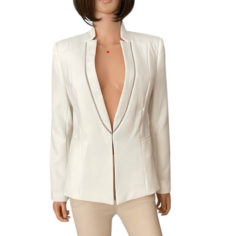 NWOT White House Black Market Elegant White Women's Blazer